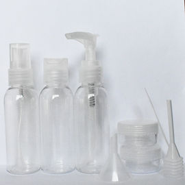 Set Botol Perlengkapan Mandi yang Dapat Digunakan Kembali Untuk Anak Perempuan, Kit Perjalanan Botol Sampo Cair
