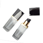 Botol Lotion Kaca Persegi Pengap Untuk Kosmetik Foundation Cair Essence