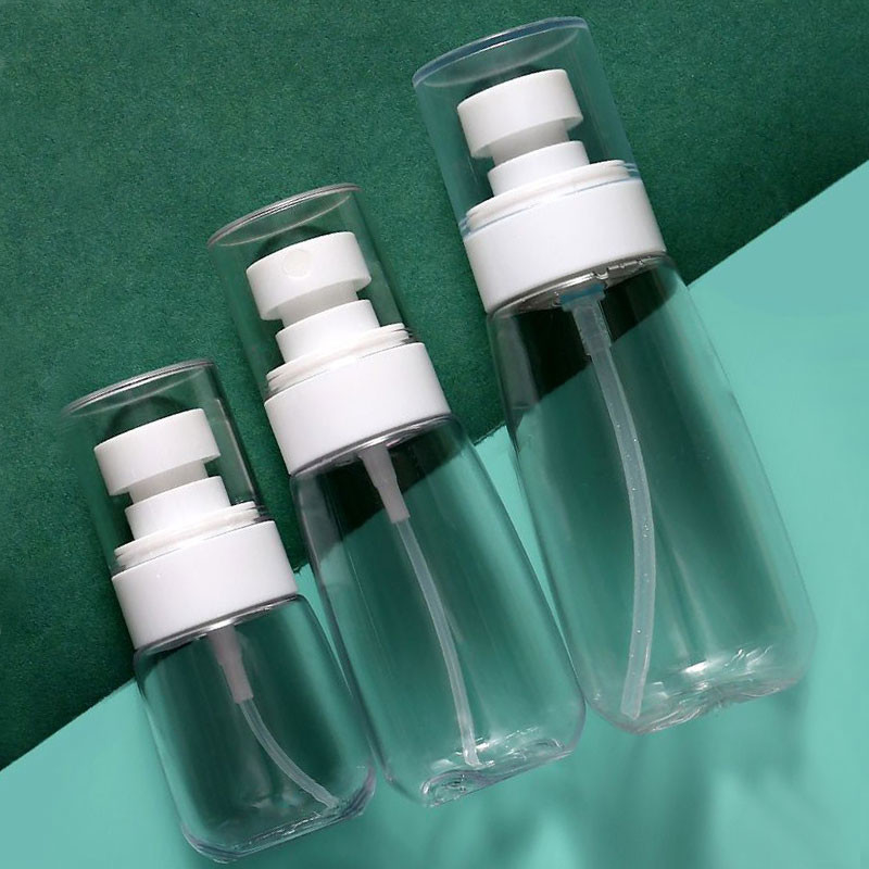 Botol Dispenser Pompa Bentuk U 30ml Untuk Paket Perjalanan Botol Krim Lotion PET